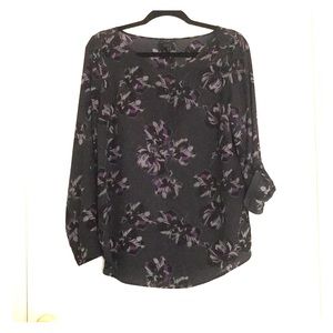 Long sleeve floral blouse